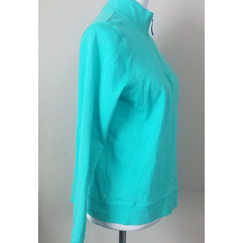 Vineyard Vines Teal Half Zip Sweater - Picture 2 of 4